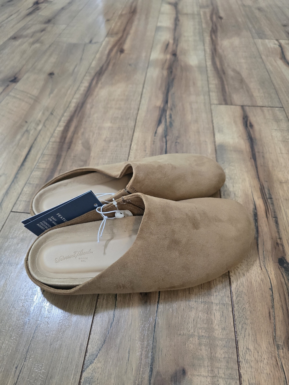 A new Day Slip-On Suede Mule in Camel Brown - Picture 4 of 4